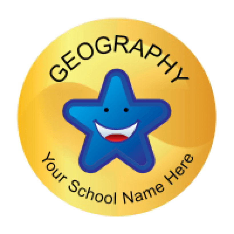 Geography Star Stickers | School Stickers for Teachers