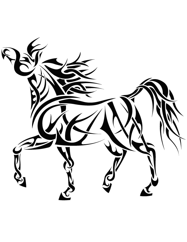 Echoes in Time - Custom Horse Tattoo by MyOwnEnchantment on deviantART
