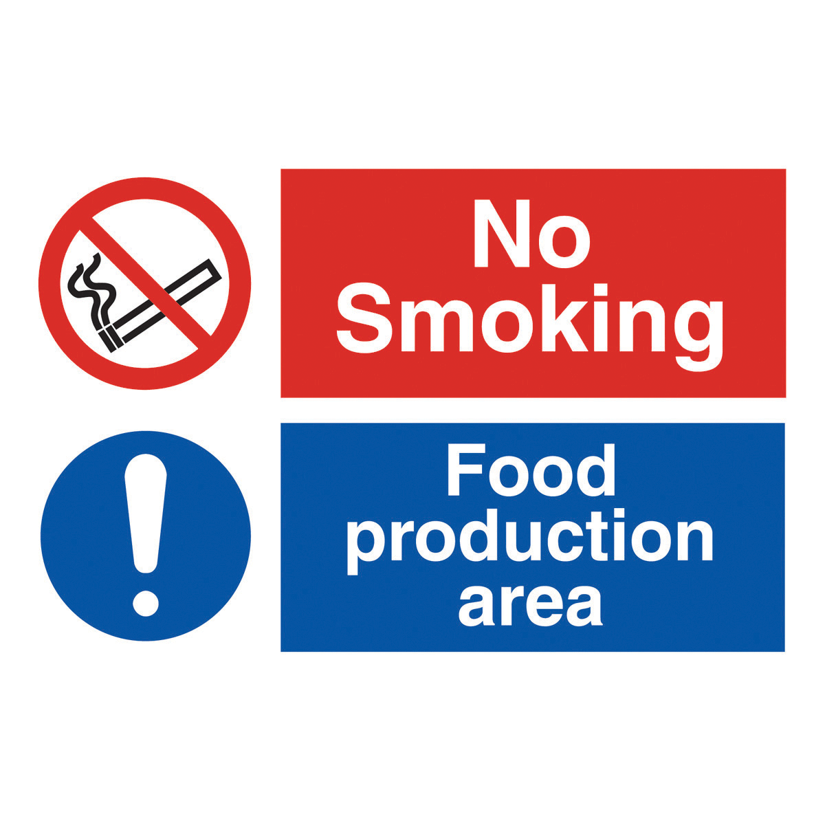 No Smoking Food Preparation Area Safety Sign - Hygiene Sign from ...
