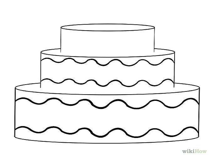 How to Draw a Wedding Cake: 11 Steps (with Pictures) - wikiHow