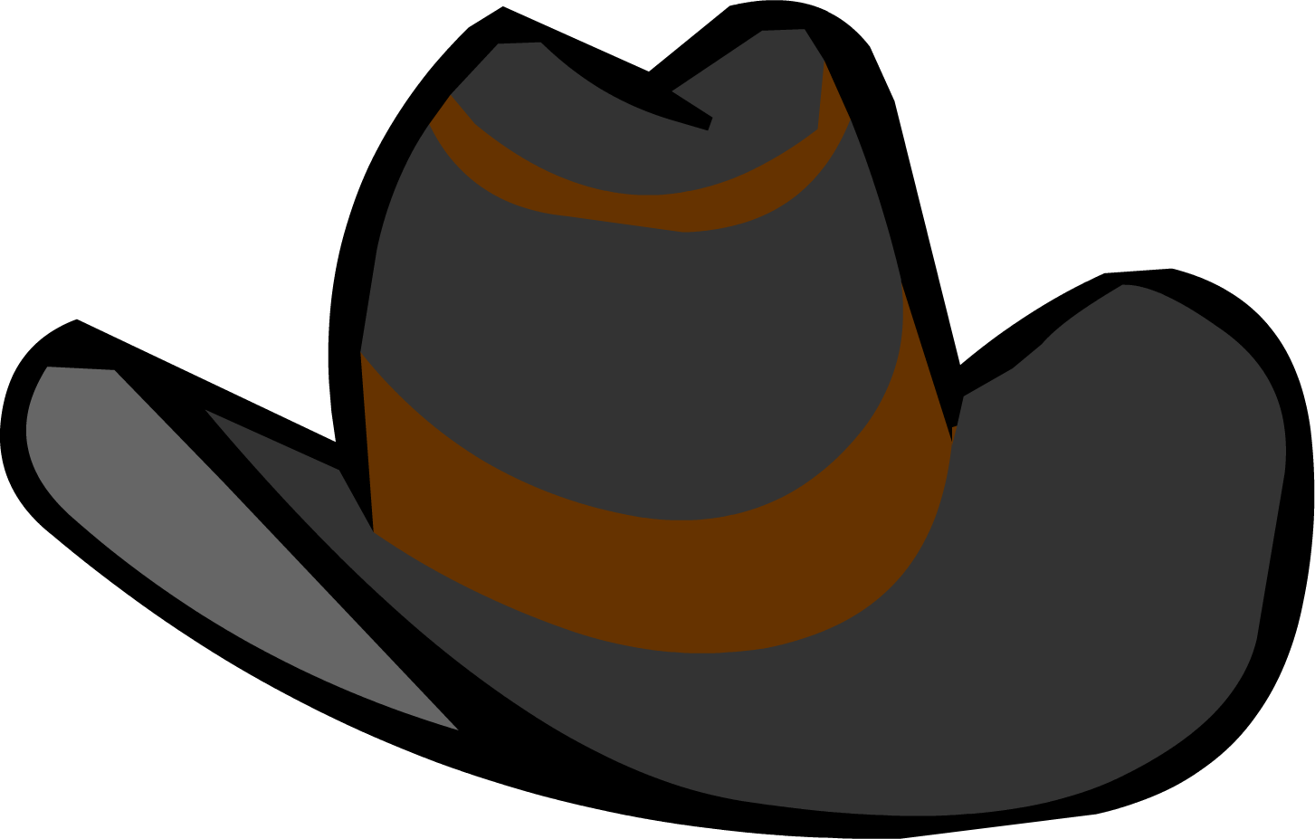 Image - Black Cowboy Hat clothing icon ID 433.png - Club Penguin ...