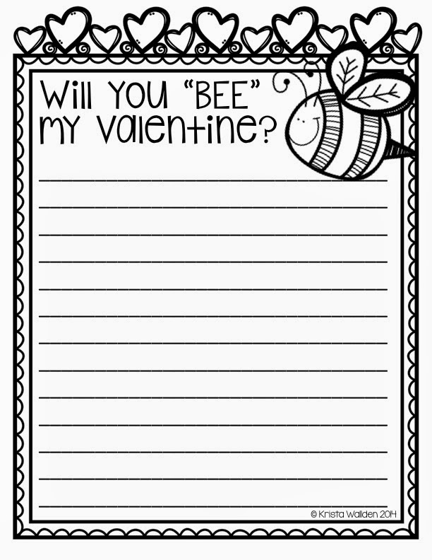 Blog Hoppin': FREE Valentine Reading Response Sheets and Creative ...