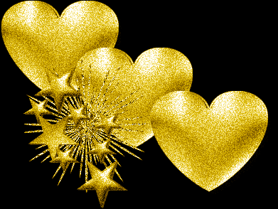 gold-hearts-glitter-stars.gif (391×294) | ♡♡♡HEARTS(gif ...