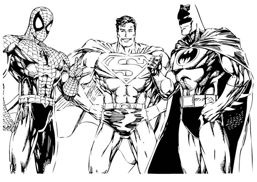 Spiderman-Batman-Superman- ...