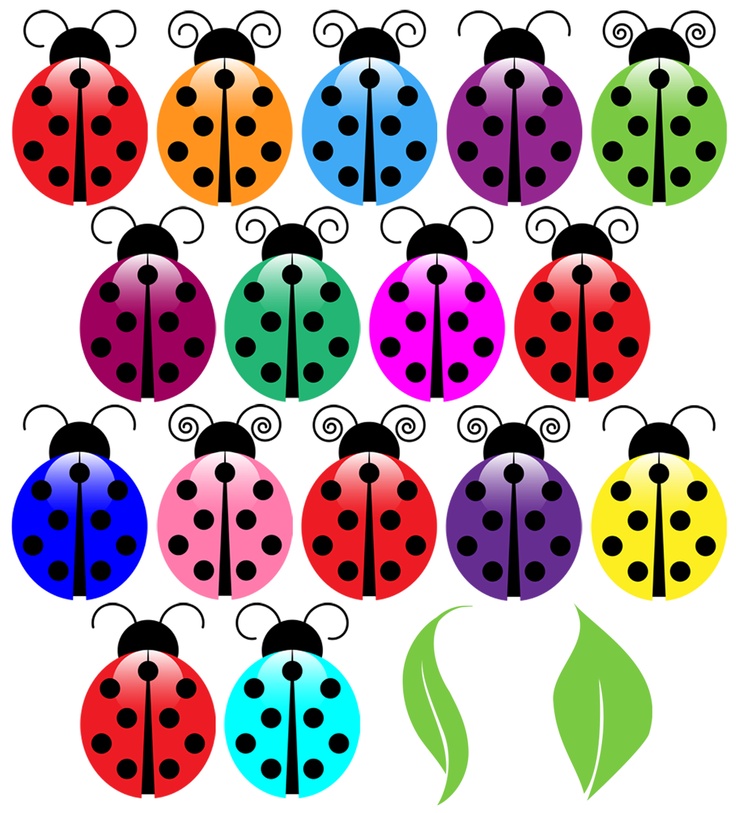 Ladybugs Clipart - Print Candee | Templates from the Talented | Pinte…
