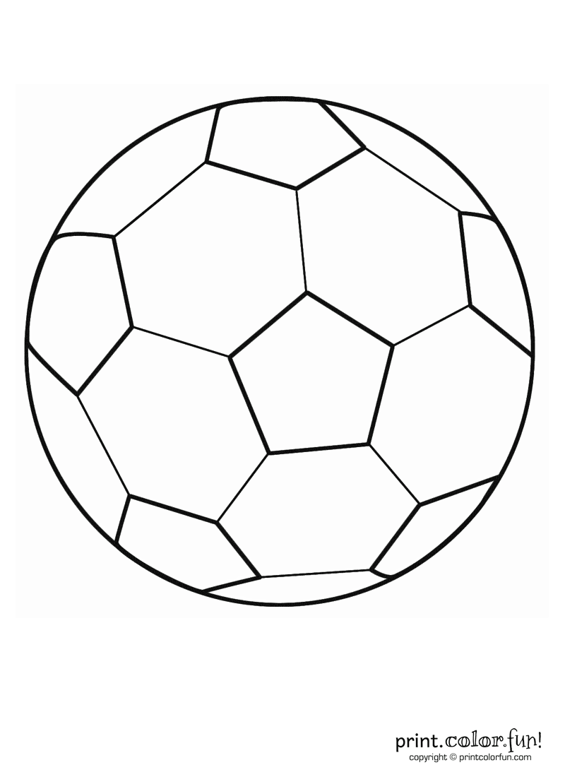 Soccer Ball Picture Template | picturespider.com