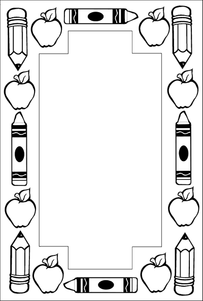 School Clip Art Borders 080912» Vector Clip Art - Free Clipart Images