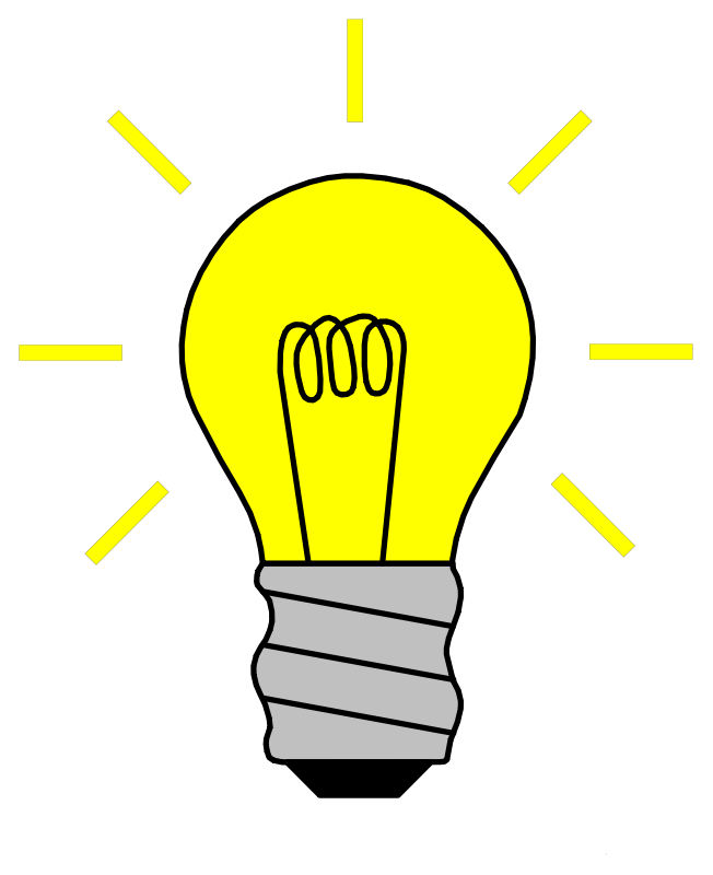 Lightbulb Idea Clipart