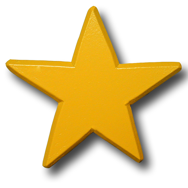 Star Primary Yellow Drawer Pull - Rosenberry Rooms