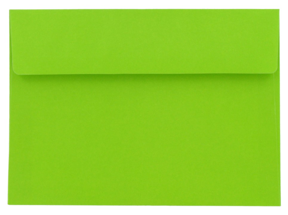 The Paper Studio A7 Bright Green Envelopes | Shop Hobby Lobby - Cliparts.co