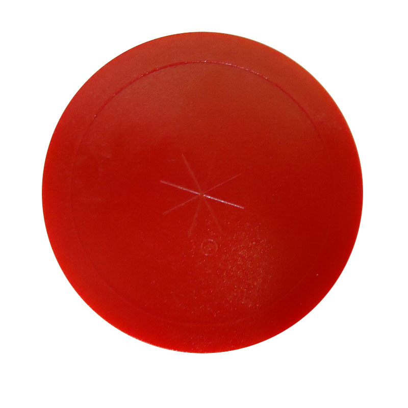 Red Lexan Commercial Air Hockey Puck