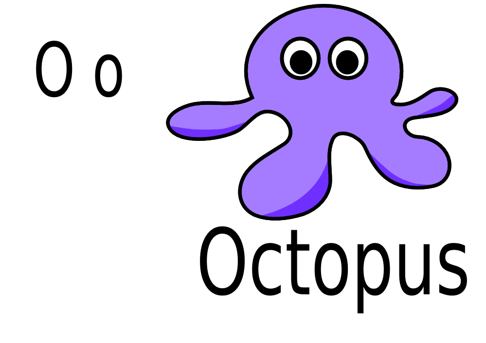 clipartist.net » Clip Art » o for octopus SVG