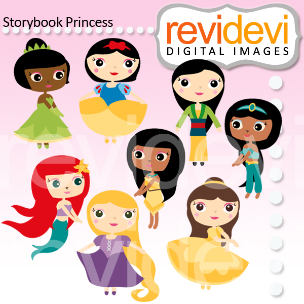 Storybook Princess - Cliparts - Mygrafico.com