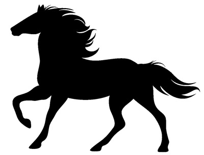 Horse-Silhouette-Scroll-Saw- ...