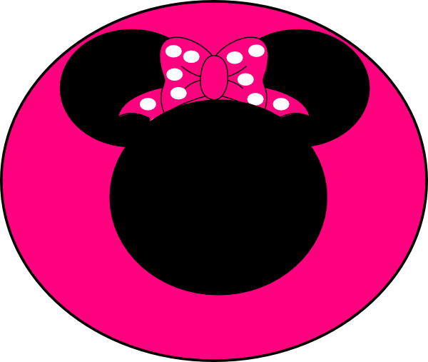 Pink Mouse Bow clip art - vector clip art online, royalty free ...