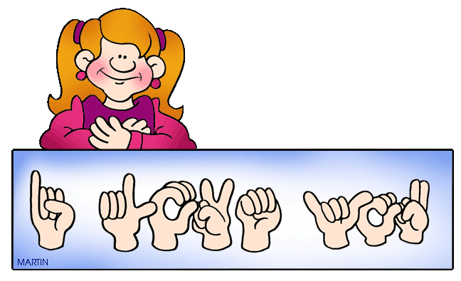 Sign Language (asl) - Free Fun Clipart, Free Educational Games ...