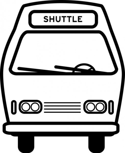 Shuttle Bus Icon Vector Vector | Free Download