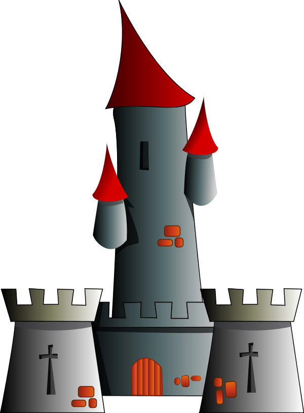 ancient castle - vector Clip Art