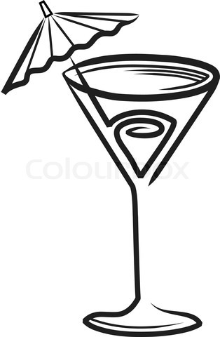 martini glass clipart 8 | Clipart Panda - Free Clipart Images