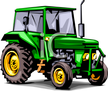 Green Tractor Clipart | Clipart Panda - Free Clipart Images