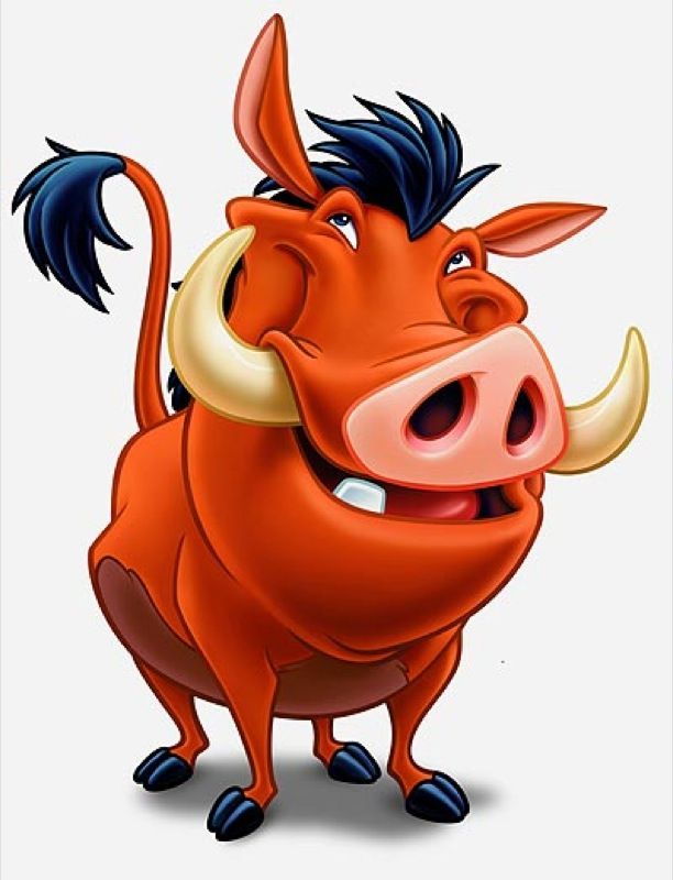 Pumba from Lion King (1 and 2) | The Lion King | Pinterest