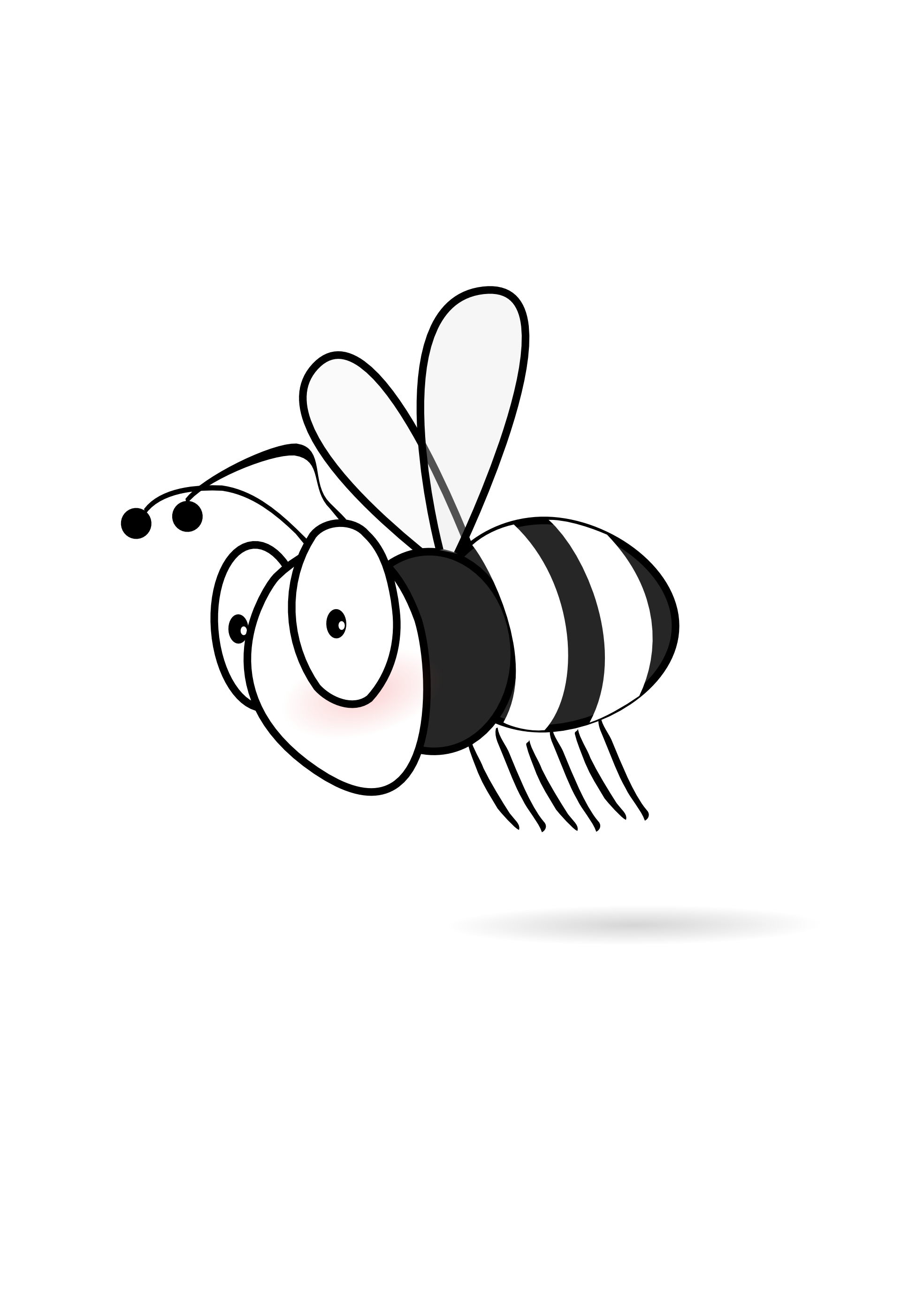 Cute Bee Clipart Black And White | Clipart Panda - Free Clipart Images