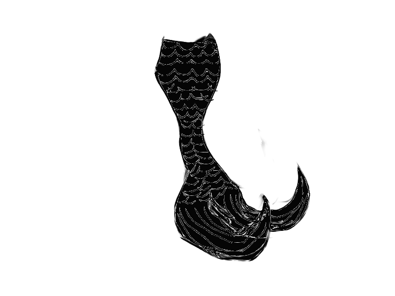 Black Mermaid Tail PNG by cookiebaby722 on deviantART