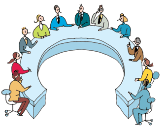 Free Roundtable Meeting Clip Art