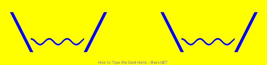 how-to-type-the-devil-horns- ...