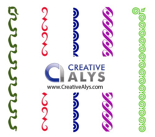 30 Free Ornaments, Frames & Borders Vector Resources