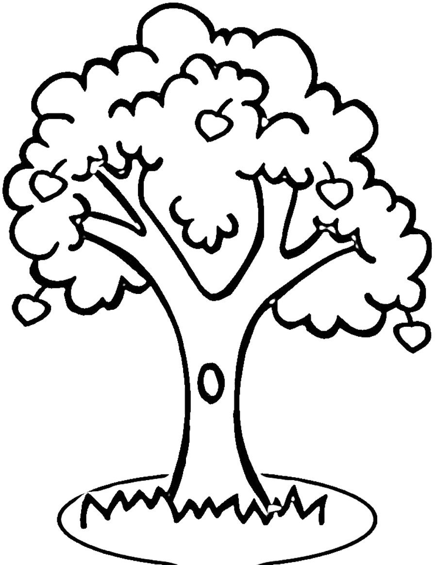 Apple Tree Outline Printable - ClipArt Best