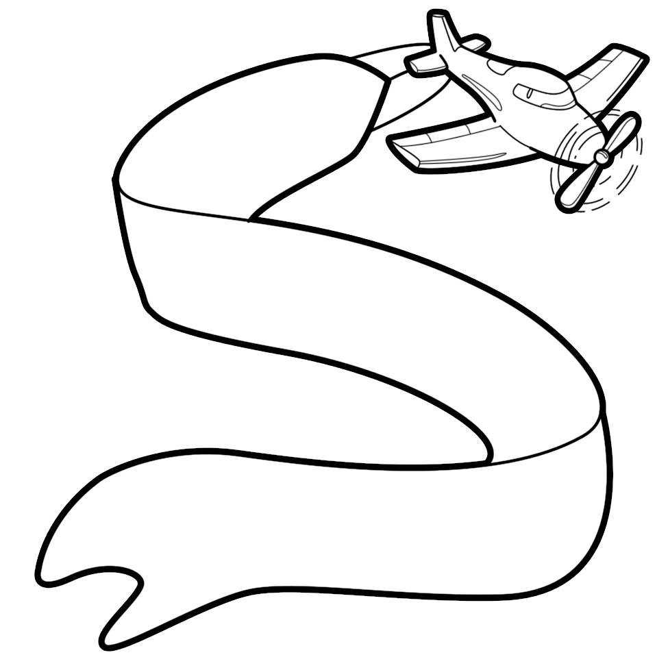 Airplane With Banner Clipart Images & Pictures - Becuo