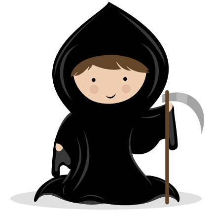Grim Reaper Clip art SVG scrapbook cut file SVG cutting files ...