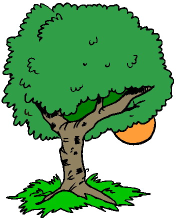 Clip Art - Clip art trees 077534