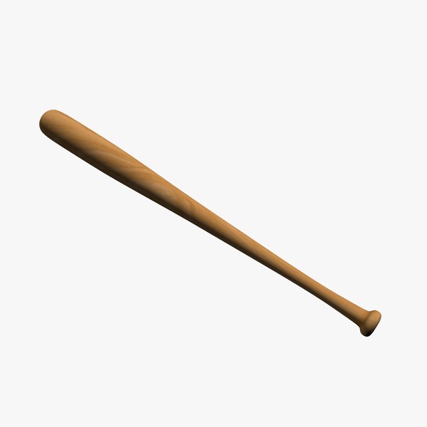 Baseball Bat 3D Model Made with 123D MeshMixer