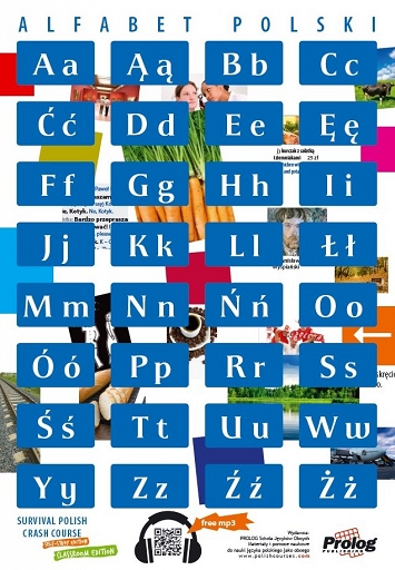 Plakat "Alfabet polski" - PROLOG Publishing