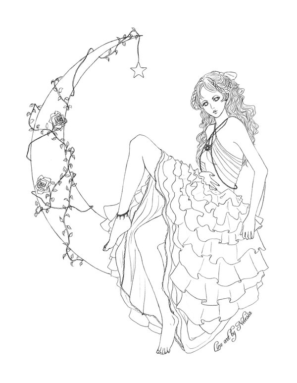 Rose - Line Art by nelesia on DeviantArt