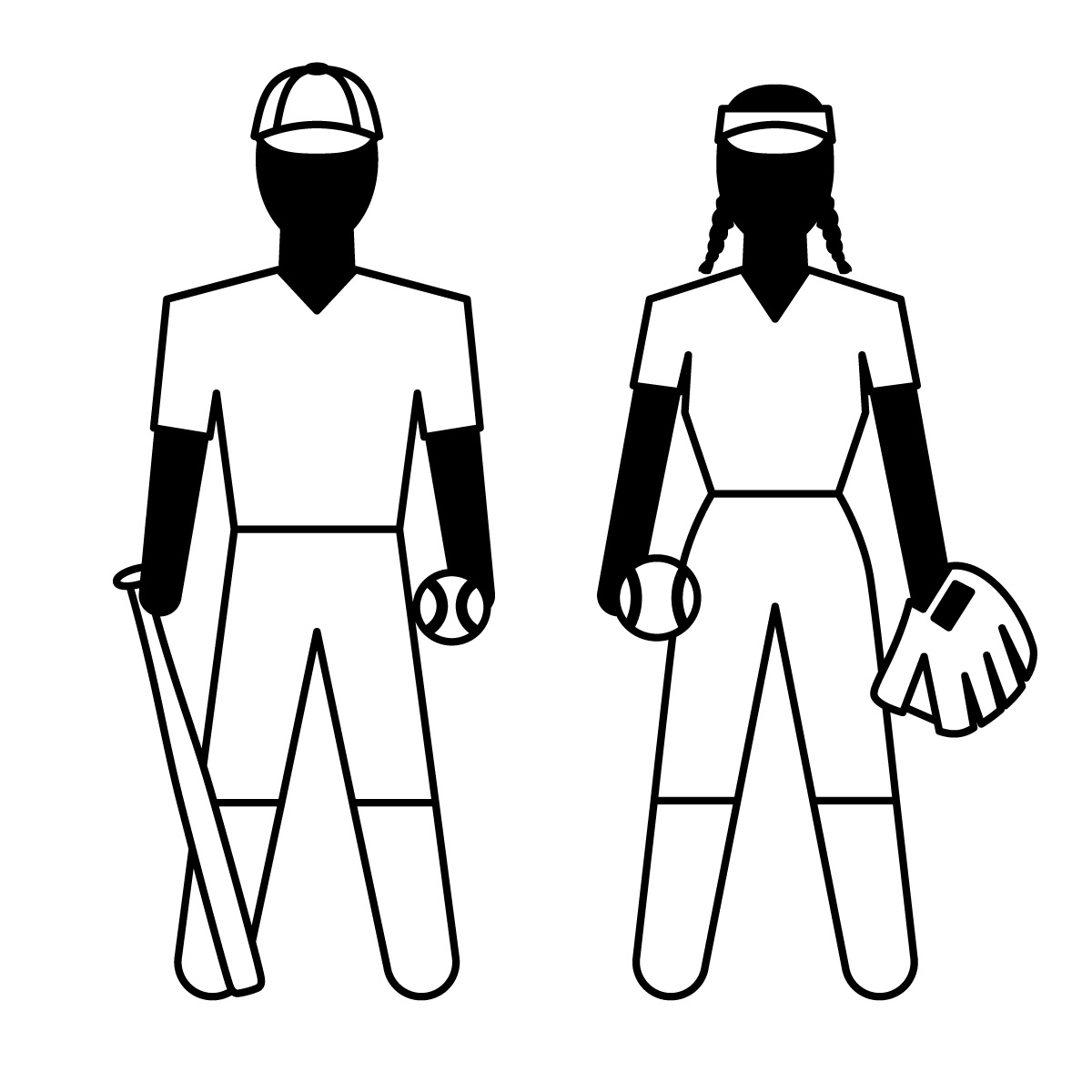 Free Fastpitch Softball Clipart - ClipArt Best