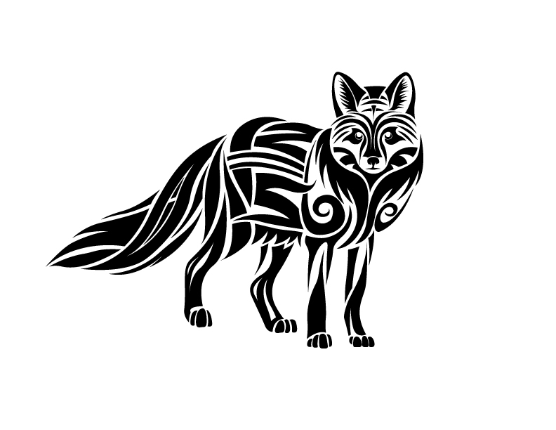 Tribal Fox Tattoo by CoyoteHills on DeviantArt