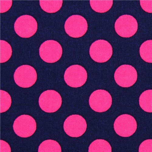 Polka dot fabric, stripe fabric and heart fabric from Japan - Dots ...