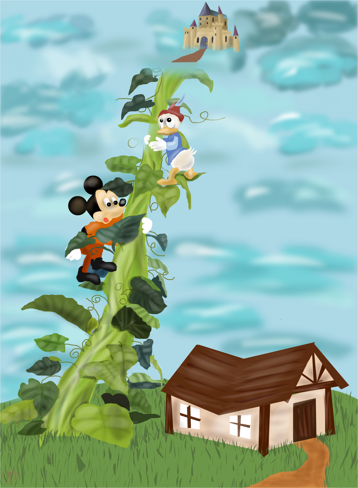Mickey and the Beanstalk » drawings » SketchPort