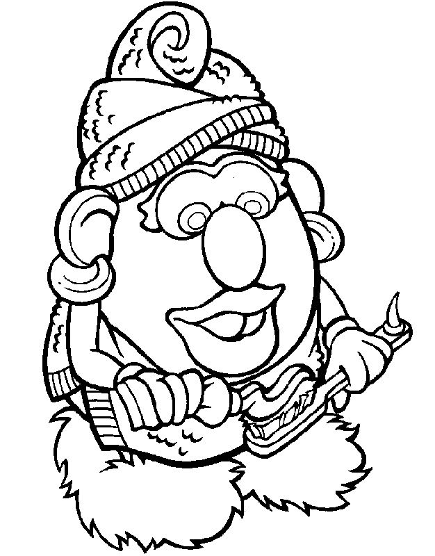 Free Coloring Mr Potato