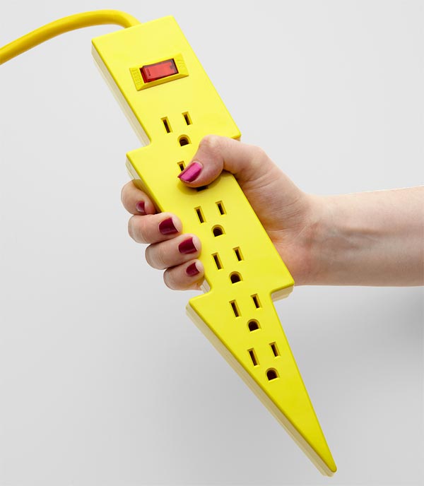 Lightning Bolt Power Strip | Hardware Sphere