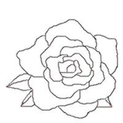 Rose lineart by Kiesha-FrostFur on DeviantArt