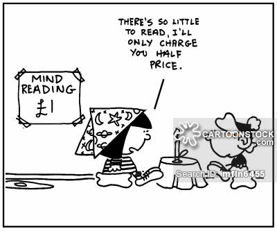 Mind Reading Cartoons and Comics - funny pictures from CartoonStock