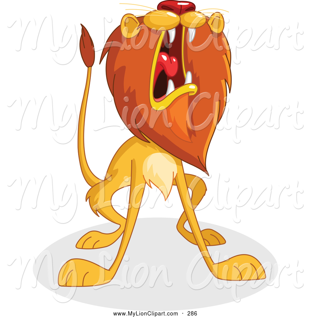 Clipart Of A Mad Angry Roaring Lion By Yayayoyo - #286 - Cliparts.co