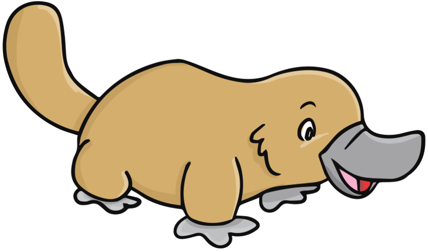 Cartoon Platypus | iCartoonWallpapers.com