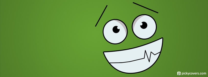 Green Smiley Face | Pickycovers