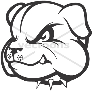 BULLDOG Head cartoon - Animals - Buy Clip Art | Buy Illustrations ...