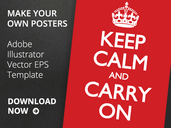 Free “Keep Calm and Carry On” Poster Template in vector eps | Ian ...
